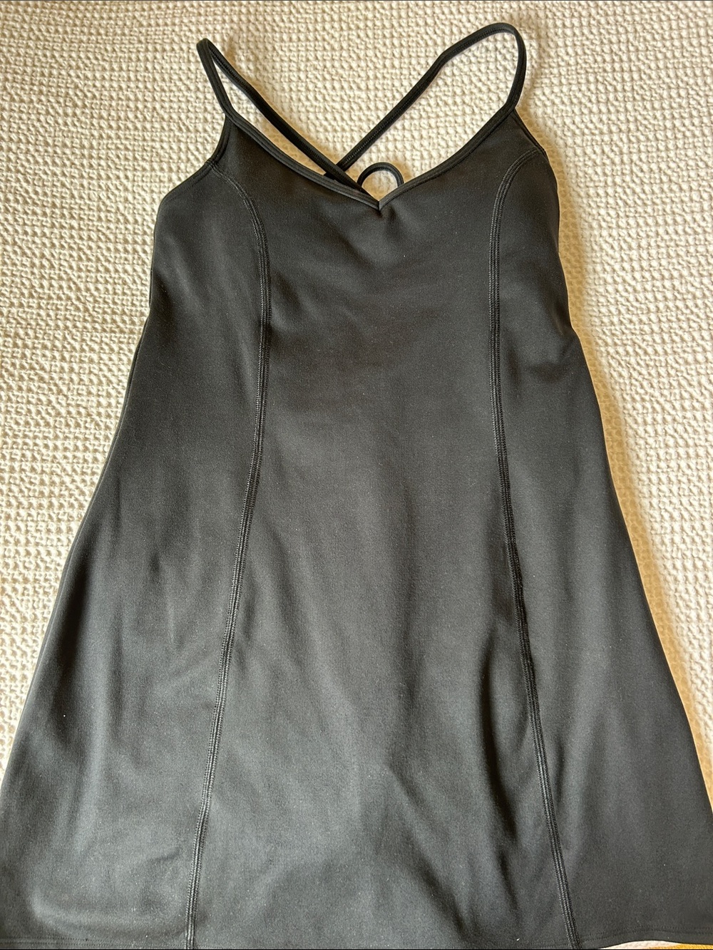 Hollister Black Spaghetti-Strap Mini Dress (Athletic Dress)
